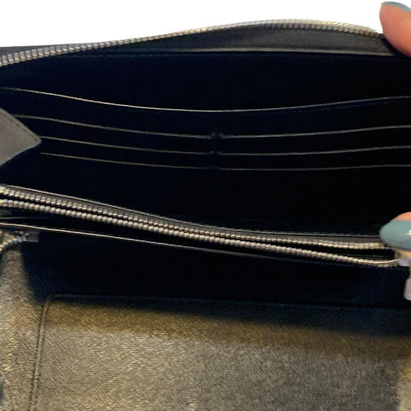 Louis Vuitton Damier Zippy Organizer Long Wallet Graphite w/ Dust Bag, Box, COA - Picture 8 of 16